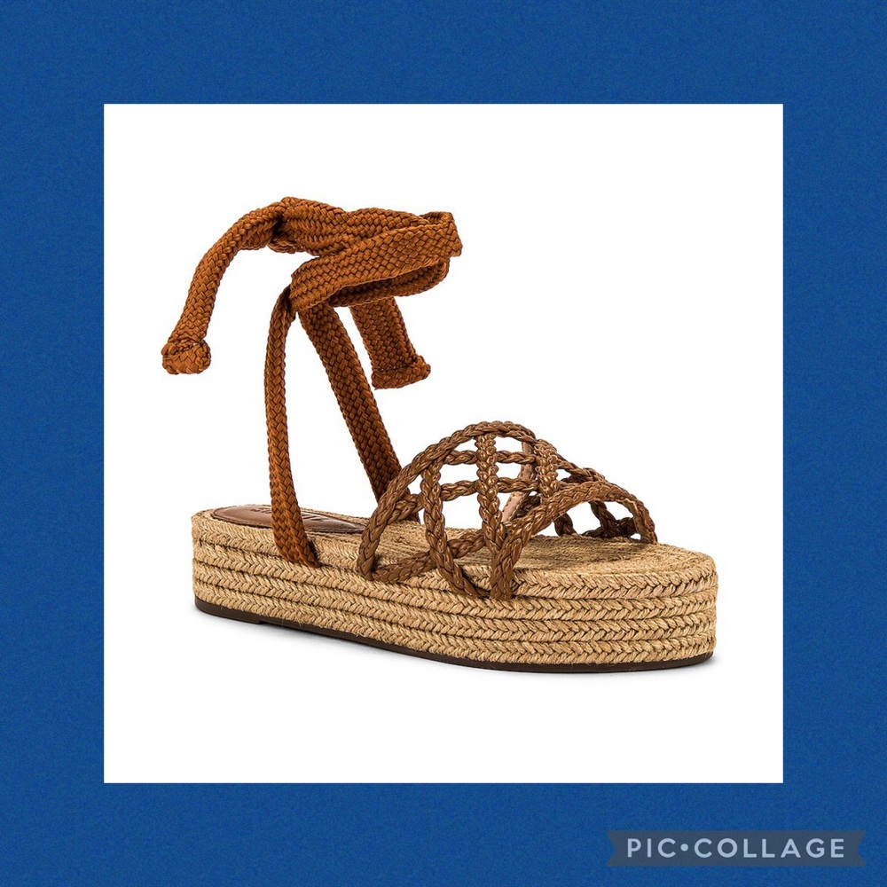 SCHUTZ Brown and Tan Sandals